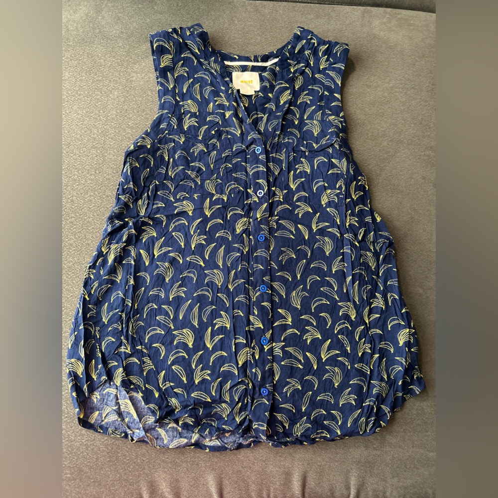 Maeve (Anthropologie) 🍌 Button Up Banana Shirt